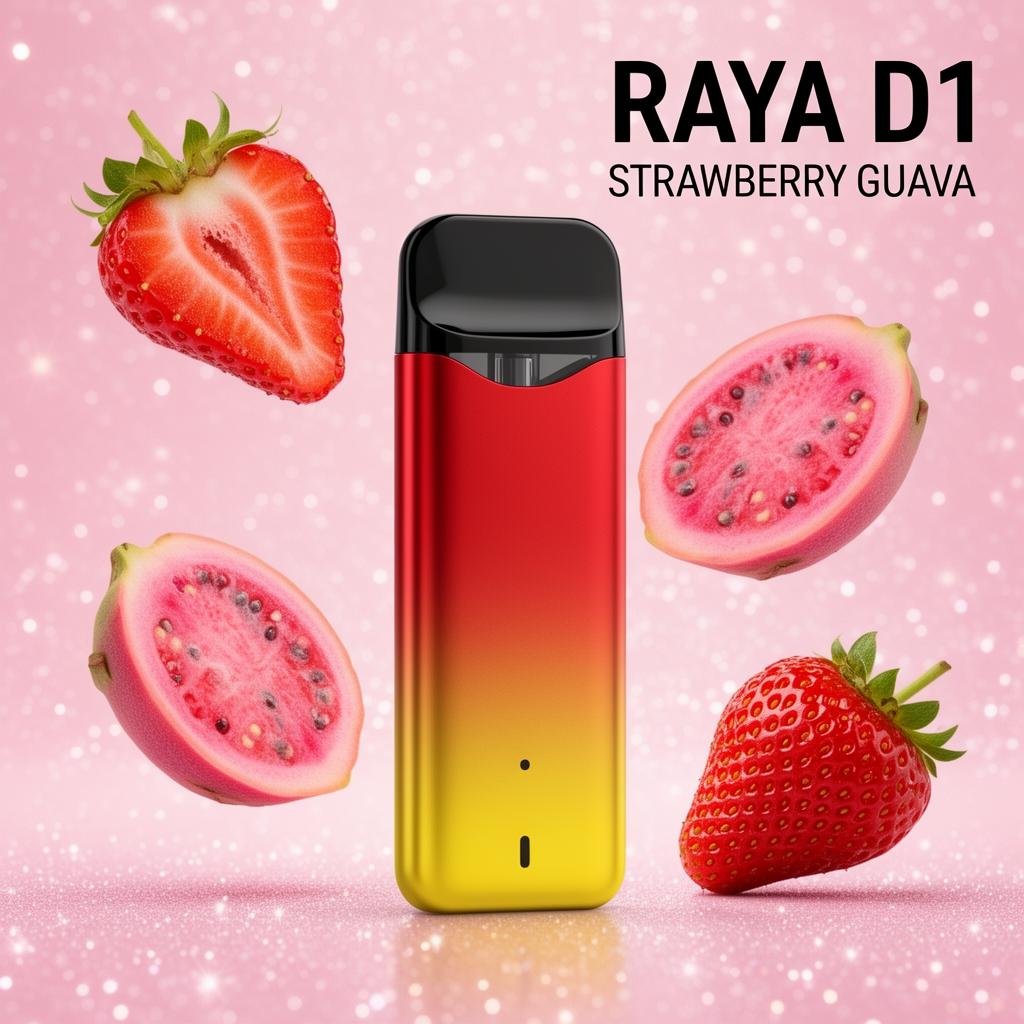 ELF BAR RAYA D1 – Strawberry Guava